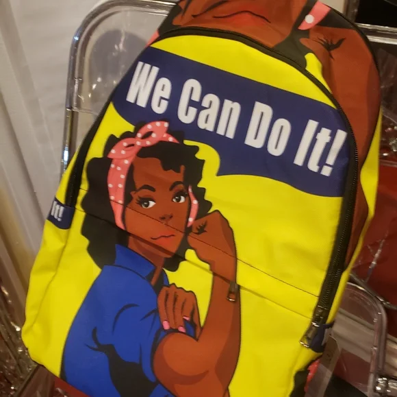 Rosie the Riveter backpack book bag diaper bag - Picture 2 of 2